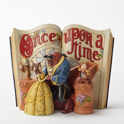 Disney Traditions Jim Shore Beauty and the Beast Storybook Figure 