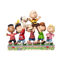 Jim Shore Peanuts 70th Anniversary Figure "Peanuts Gang" 