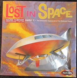 Lost  in Space Limited Edition Chrome 1:60 Scale Jupiter 2 Plastic Model Kit 