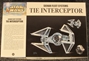 Star Wars 1:72 scale Sienar Systems TIE Interceptor 