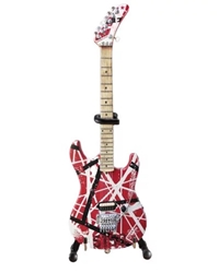Van Halen Eddie Van Halen 1:4 scale Striped 5150 Guitar Miniature Replica 