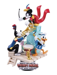 Disney Mickey Mouse and Friends Concert Band D-Stage Statue 