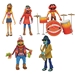 SDCC 2020 Exclusive The Muppets Dr. Teeth and the Electric Mayhem Band Vinyl Figure Set with Stage - DIA-155050