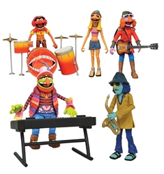 The Muppets Dr. Teeth and the Electric Mayhem Band Vinyl Figure Set with Instruments 