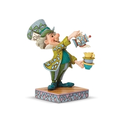 Disney Traditions Jim Shores Alice in Wonderland Mad Hatter "A Spot of Tea" Statue 
