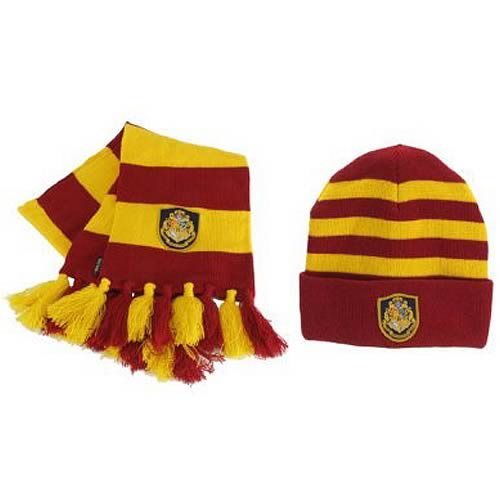 Harry Potter Hogwarts Knit Hat and Scarf Set 
