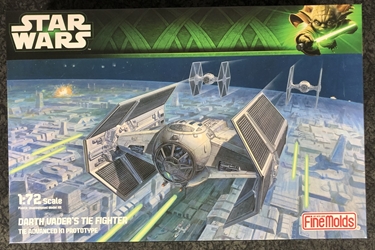 Star Wars A New Hope 1:72 scale Darth Vaders TIE Advanced X1 Prototype Plastic Model Kit 