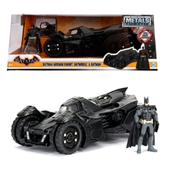 Batman Arkham Knight 1:24 scale Batmobile die-cast vehicle with figure 
