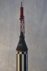 Completed Estes Mercury Redstone Flying Model Rocket 
