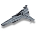 Battlestar Galactica 1:32 scale Viper Mk VII Prebuilt Plastic Model - MOB-2916