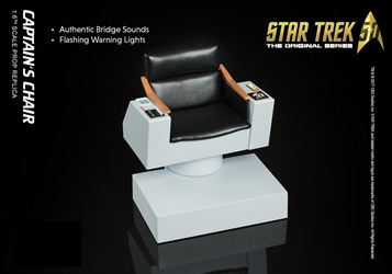 Star Trek The Original Series 1:6 scale Enterprise Captains Chair Replica 