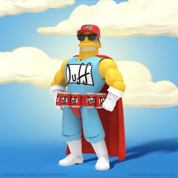 The Simpsons Ultimates Duffman Vinyl Figure With Accessories 