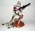 Star Wars Unleashed RED Clone Trooper Sergeant Battle on Geonosis Statue - HAS-84735A