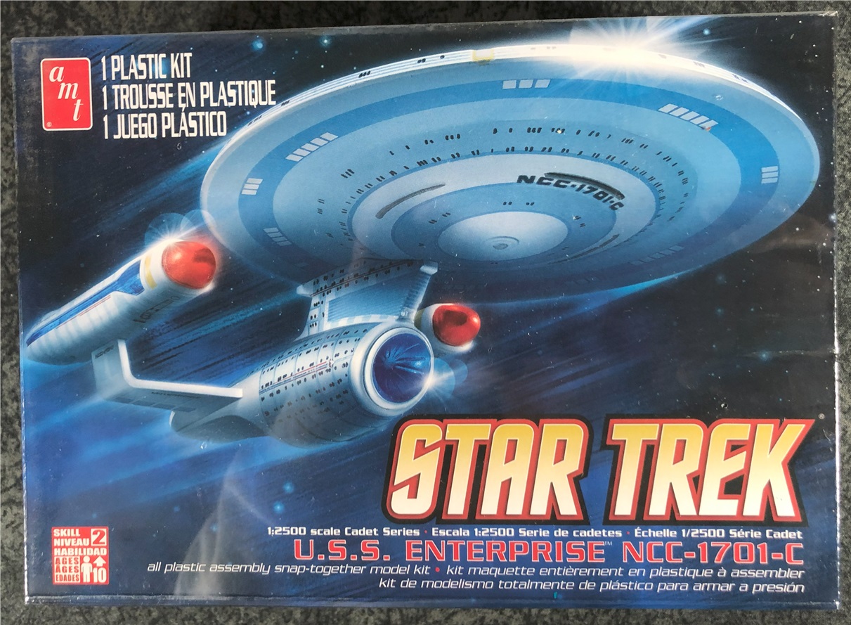Star Trek 1:2500 Scale U.S.S. Enterprise NCC-1701-C Plastic Model Kit 