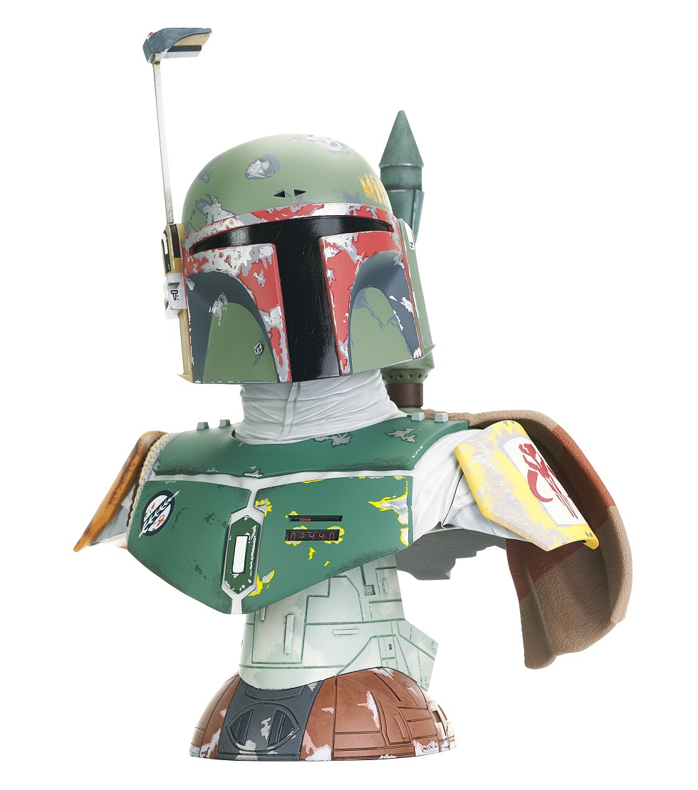 Star Wars The Empire Strikes Back 1:2 scale Boba Fett Legends in 3D Bust Statue 
