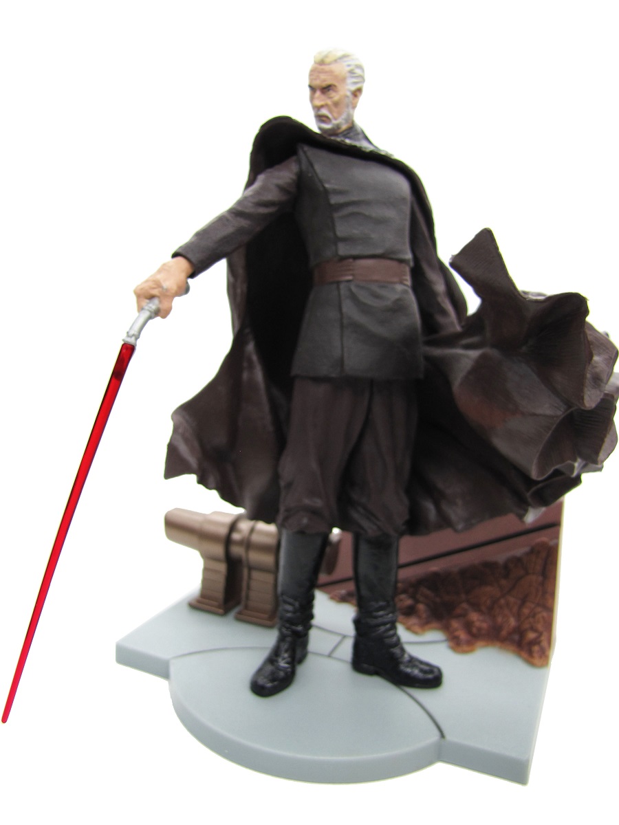 Star Wars Unleashed Count Dooku Duel at Geonosis Statue 